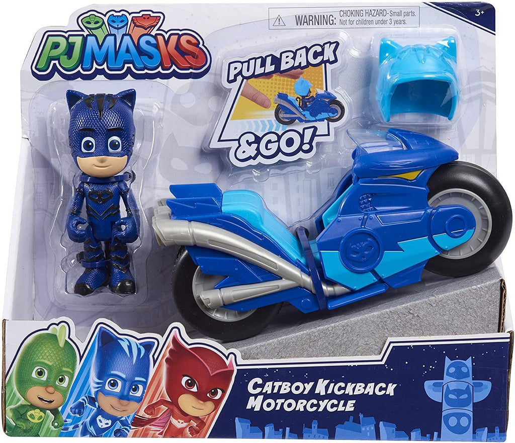 PJ Masks Kickback Motorcycles-Catboy 2 Piece Figure Set - TOYBOX Toy Shop