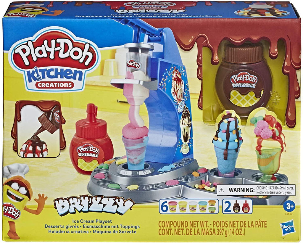 Play-Doh Kitchen Creations Drizzy Ice Cream Playset - TOYBOX Toy Shop