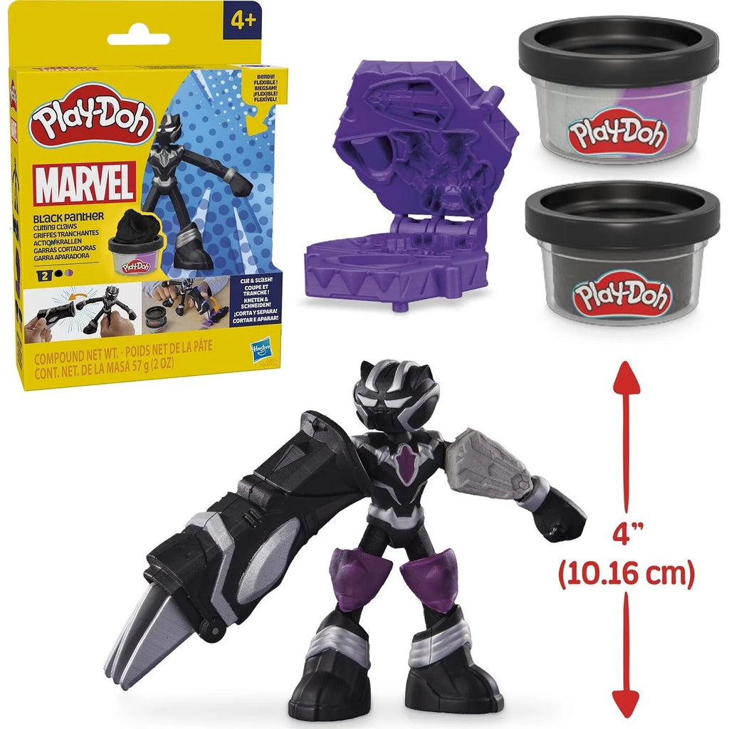 Play-Doh Marvel Black Panther Cutting Claws Action Figure - TOYBOX Toy Shop