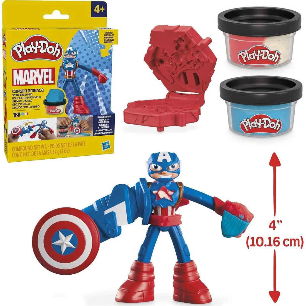 Play-Doh Marvel Captain America Stamping Shield - TOYBOX Toy Shop