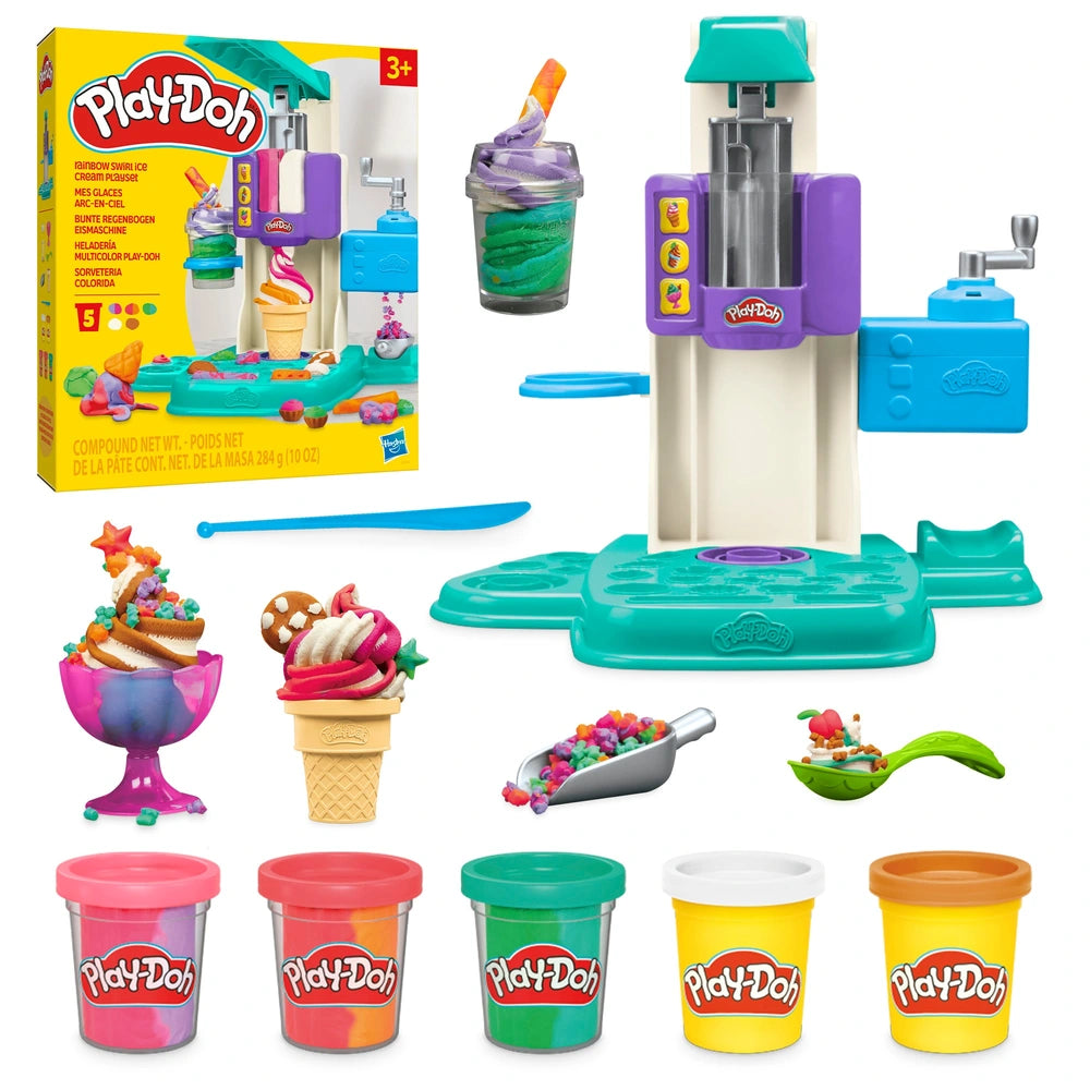 Play-Doh Rainbow Swirl Ice Cream Playset - TOYBOX Toy Shop