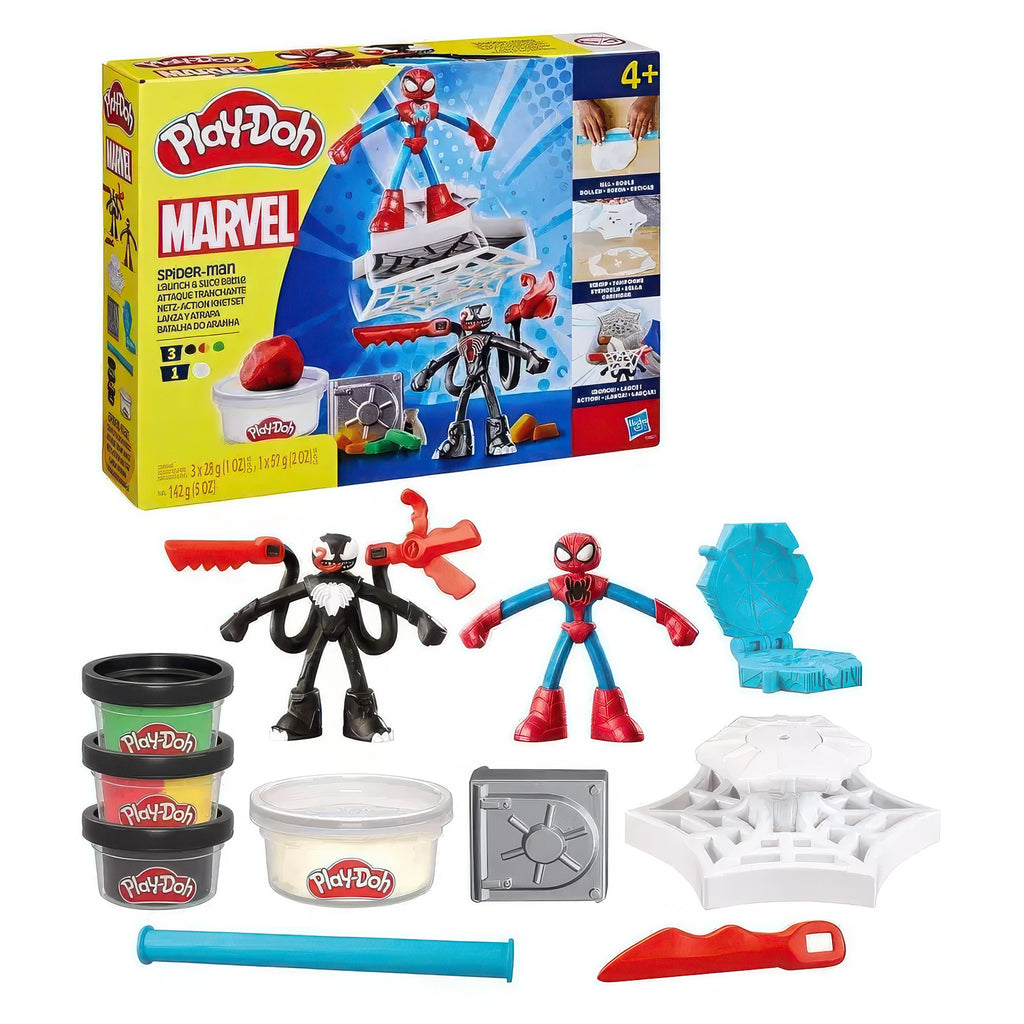 Play-Doh Spider-Man Launch and Slice Battle Set - TOYBOX Toy Shop