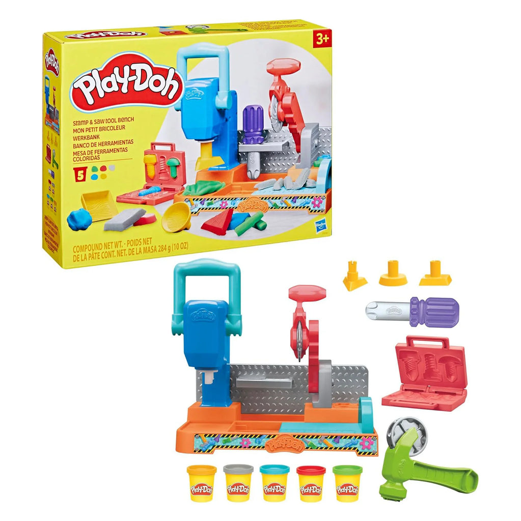 Play-Doh Stamp & Saw Tool Bench Playset - TOYBOX Toy Shop