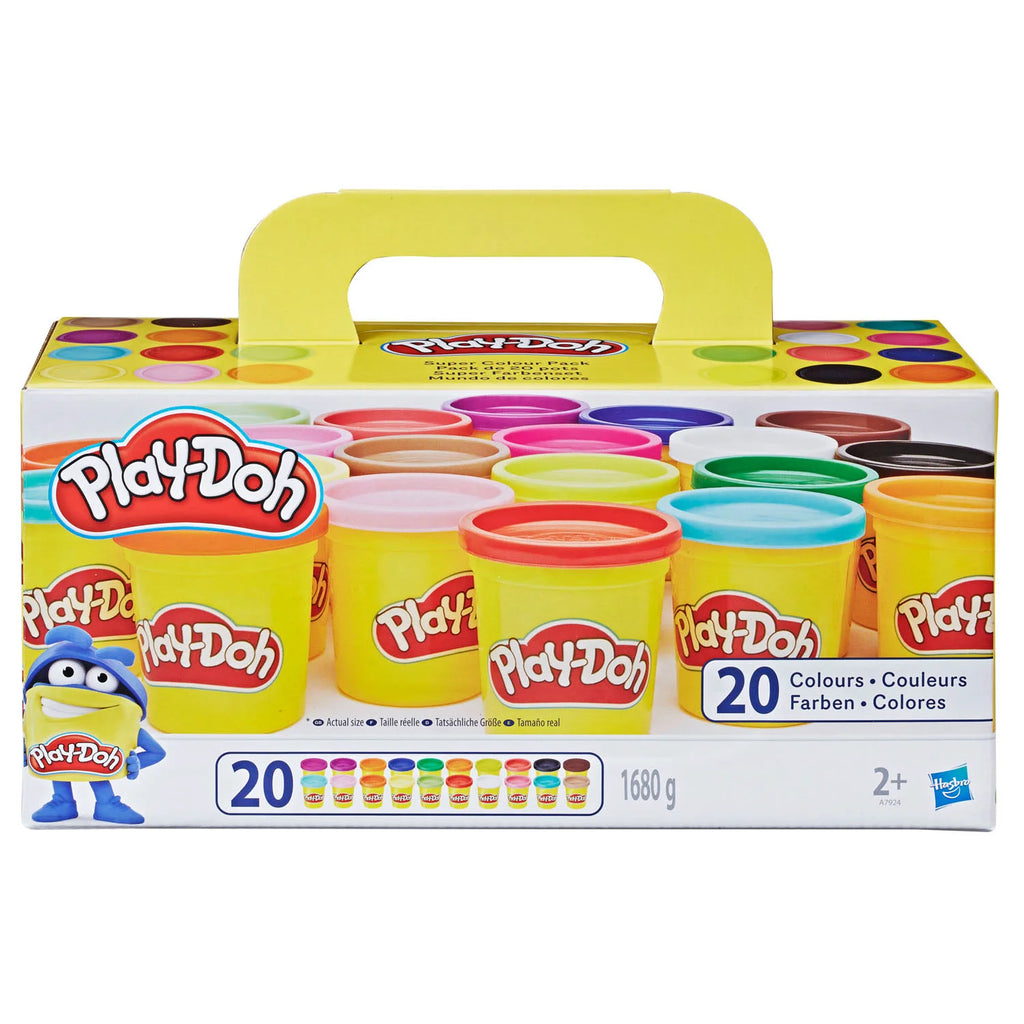 Play-Doh Super Color Pack - 20 Pots - TOYBOX Toy Shop