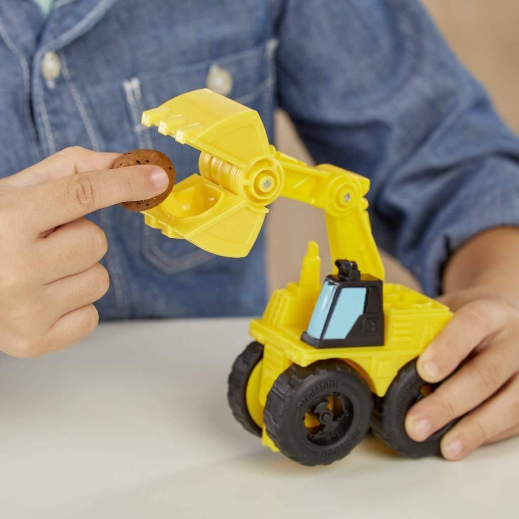 PLAY-DOH Wheels Excavator and Loader Toy Construction Trucks - TOYBOX Toy Shop