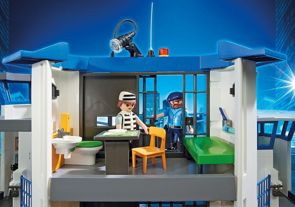 PLAYMOBIL 6919 Police Headquarters with Prison - TOYBOX Toy Shop