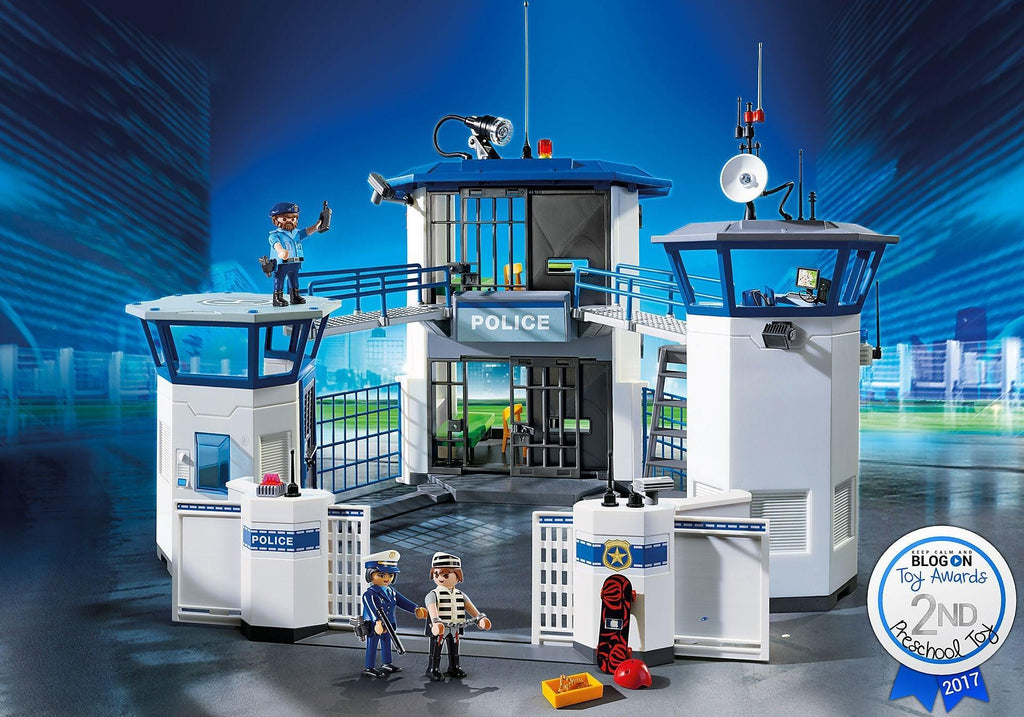 PLAYMOBIL 6919 Police Headquarters with Prison - TOYBOX Toy Shop