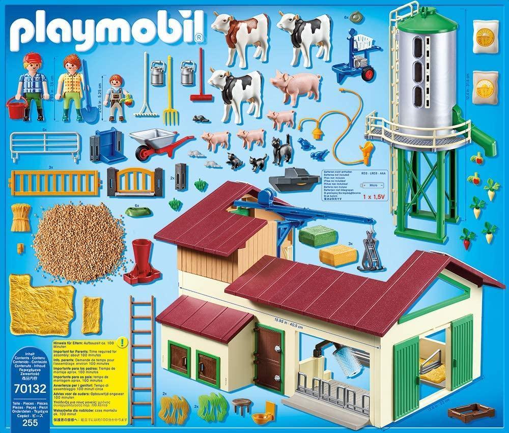 Playmobil 70132 Farm with Animals Playset - TOYBOX Toy Shop