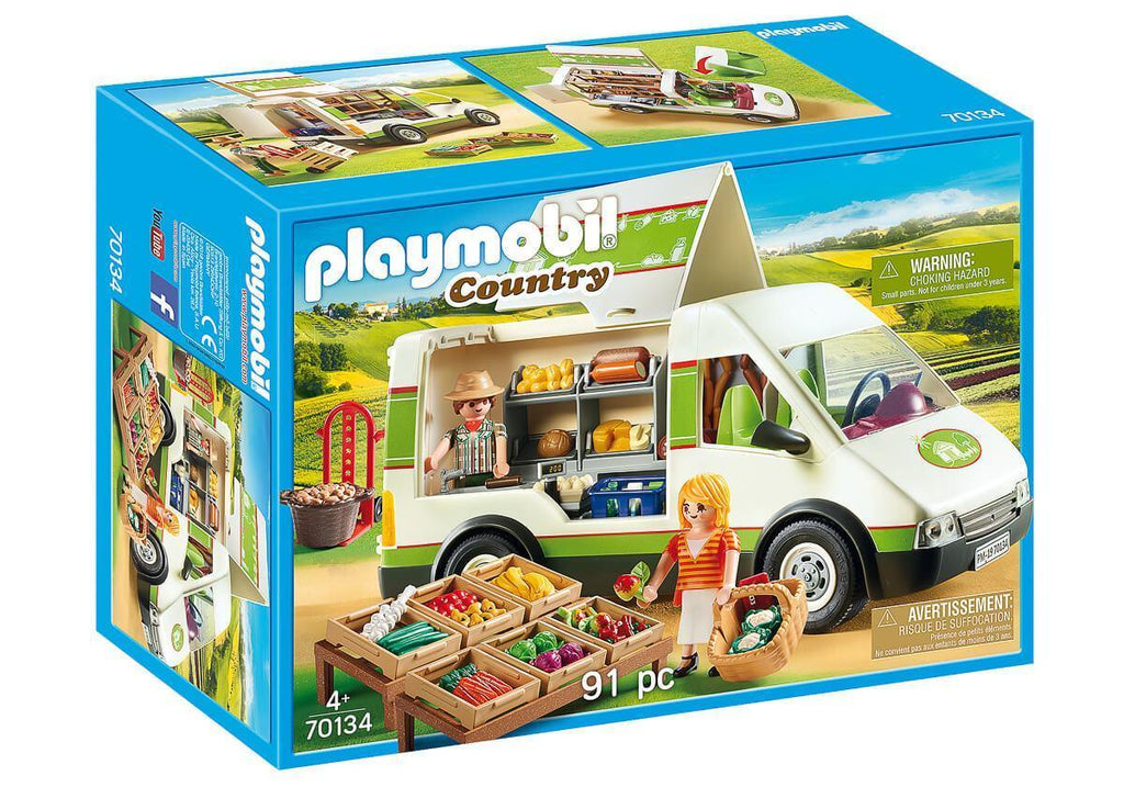 Playmobil 70134 Country Mobile Farmer's Market Van Playset - TOYBOX Toy Shop