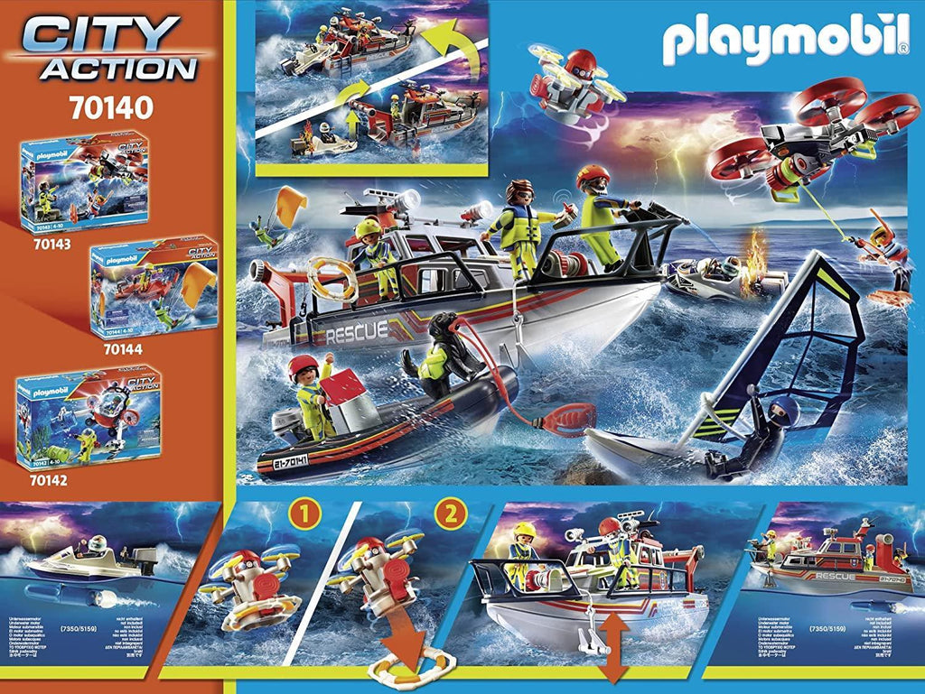 PLAYMOBIL 70140 Fire Rescue with Personal Watercraft - TOYBOX Toy Shop