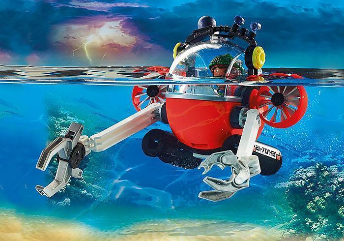 PLAYMOBIL 70142 Environmental Expedition with Dive Boat - TOYBOX Toy Shop