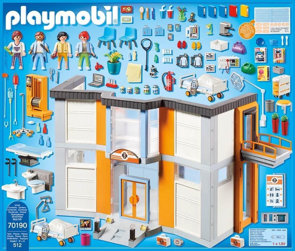 Playmobil 70190 City Life Large Furnished Hospital with Lift - TOYBOX Toy Shop