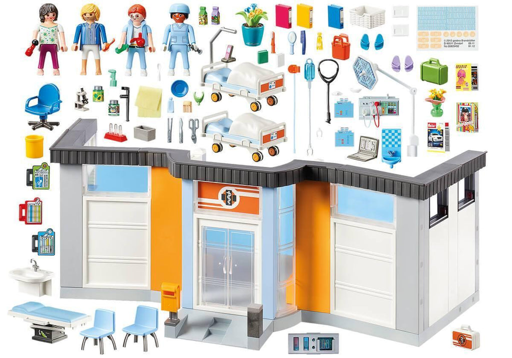 Playmobil 70191 Furnished Hospital Wing Playset - TOYBOX Toy Shop