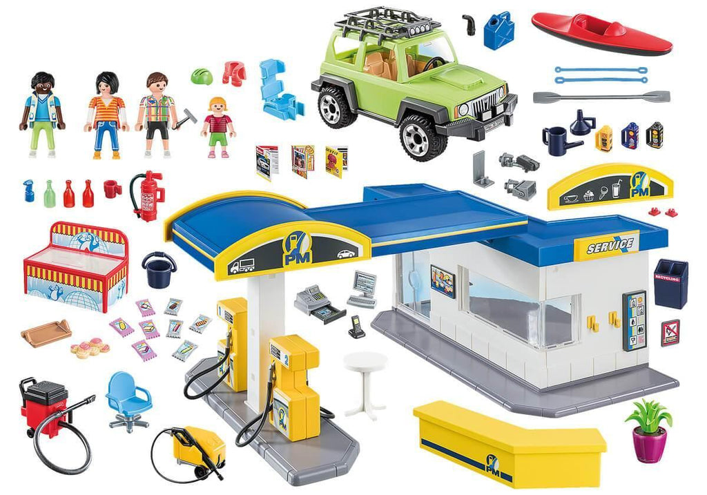 Playmobil 70201 Gas Station Playset - TOYBOX Toy Shop