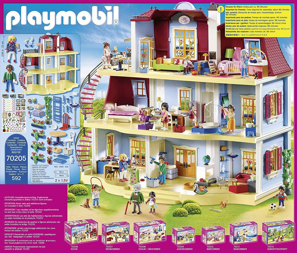 PLAYMOBIL 70205 Large Dollhouse - TOYBOX Toy Shop