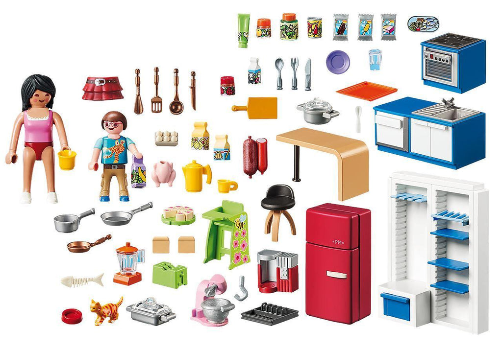 PLAYMOBIL 70206 Family Kitchen Furniture Pack - TOYBOX Toy Shop