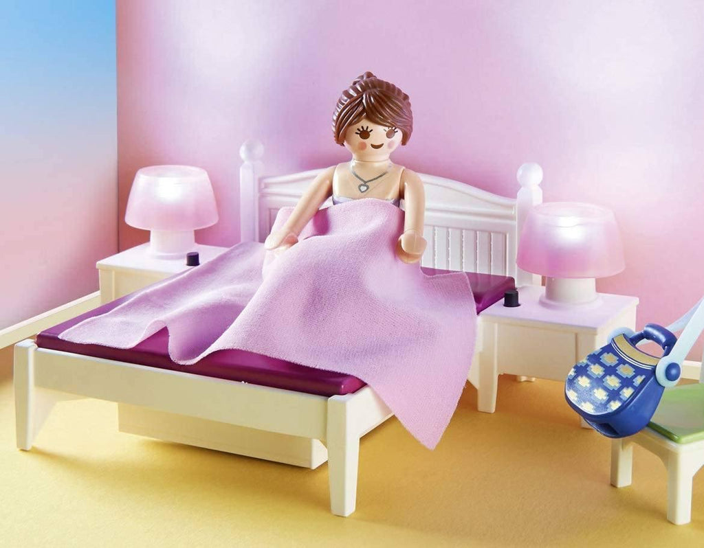 PLAYMOBIL 70208 Bedroom with Sewing Corner Furniture Pack - TOYBOX Toy Shop