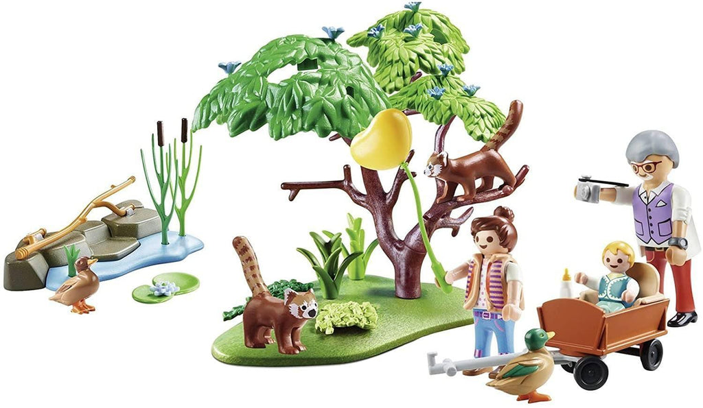 PLAYMOBIL 70344 Family Fun Red Panda Habitat - TOYBOX Toy Shop