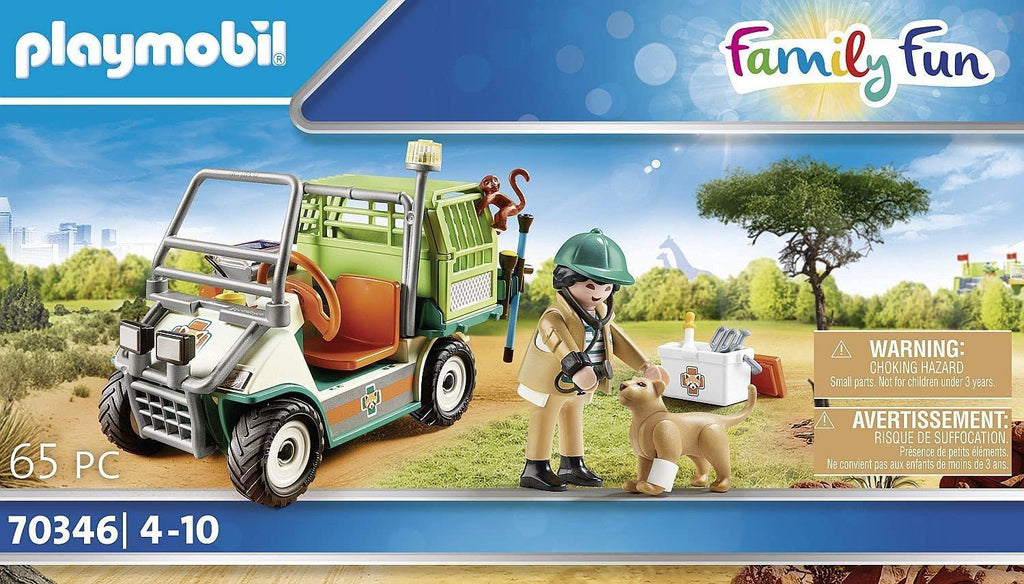 PLAYMOBIL 70346 Family Fun Zoo Vet with Medical Cart - TOYBOX Toy Shop