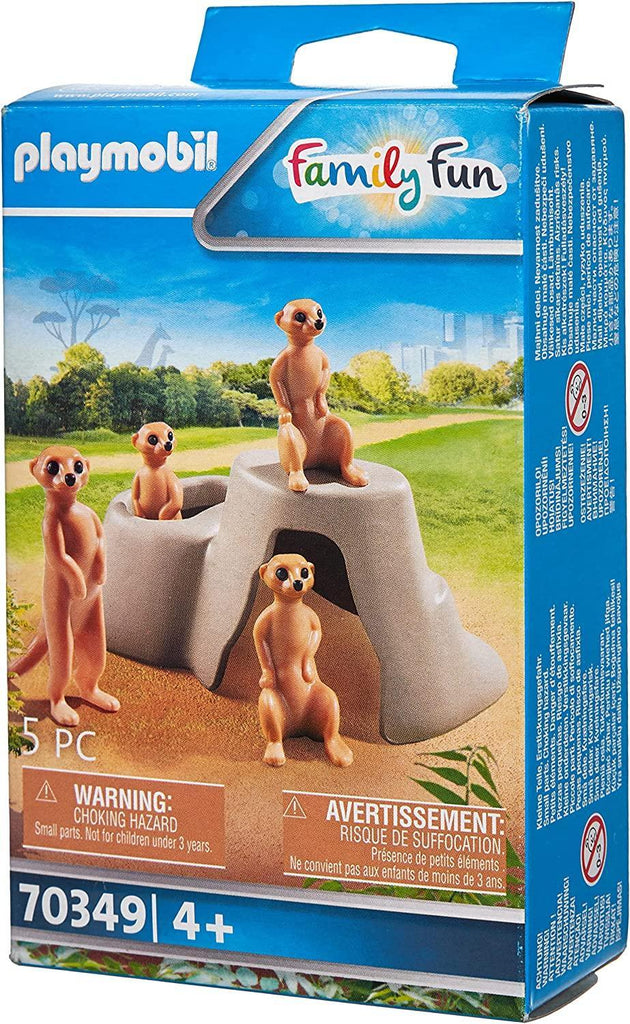 PLAYMOBIL 70349 Family Fun Meerkats - TOYBOX Toy Shop