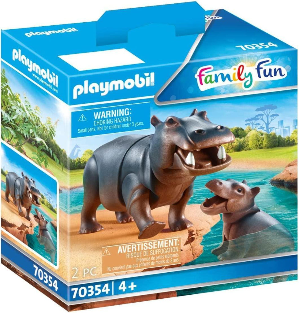 PLAYMOBIL 70354 Family Fun Hippo with Calf - TOYBOX Toy Shop
