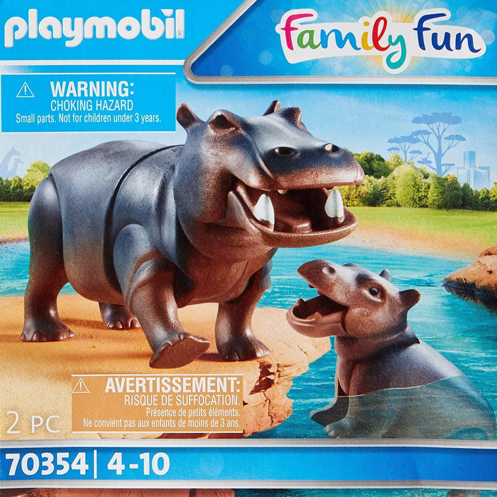 PLAYMOBIL 70354 Family Fun Hippo with Calf - TOYBOX Toy Shop