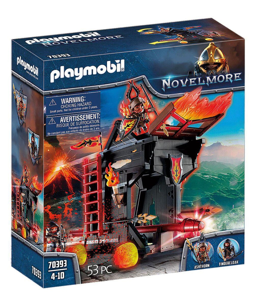 Playmobil 70393 Novelmore Knights  Burnham Raiders Fire Ram - TOYBOX Toy Shop