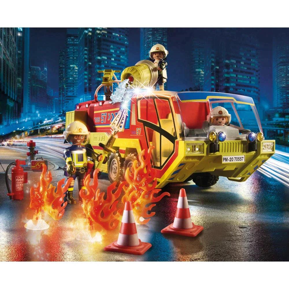 PLAYMOBIL 70557 City Action Fire Engine with Truck - TOYBOX Toy Shop