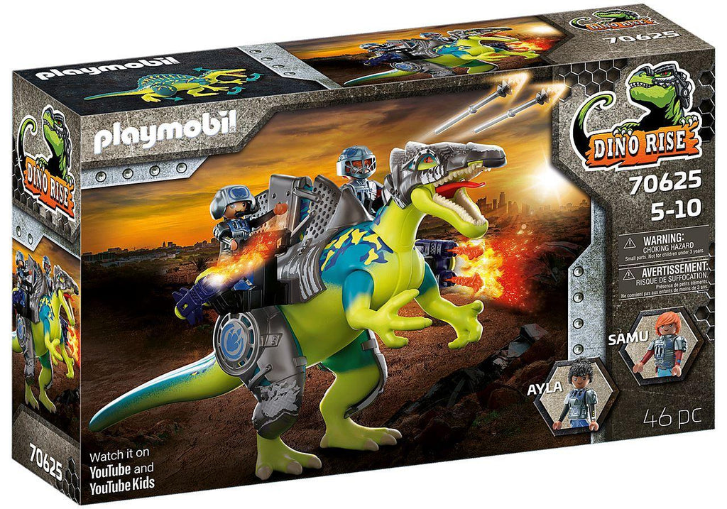 PLAYMOBIL 70625 DINO RISE - Spinosaurus: Double Defense Power - TOYBOX Toy Shop