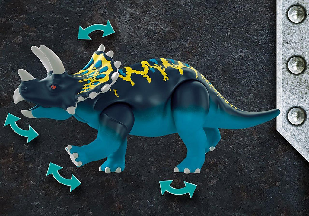 PLAYMOBIL 70627 DINO RISE - Triceratops: Battle for the Legendary Stones - TOYBOX Toy Shop