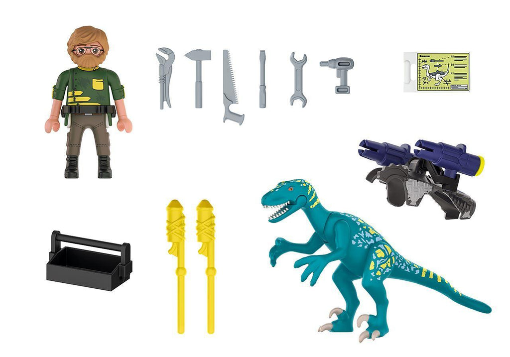 PLAYMOBIL 70629 DINO RISE - Deinonychus: Ready for Battle - TOYBOX Toy Shop