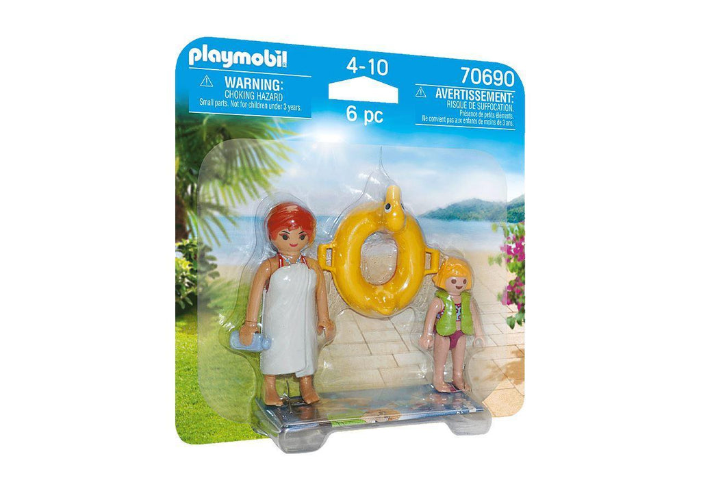 PLAYMOBIL 70690 - DuoPack Water Park Swimmers - TOYBOX Toy Shop