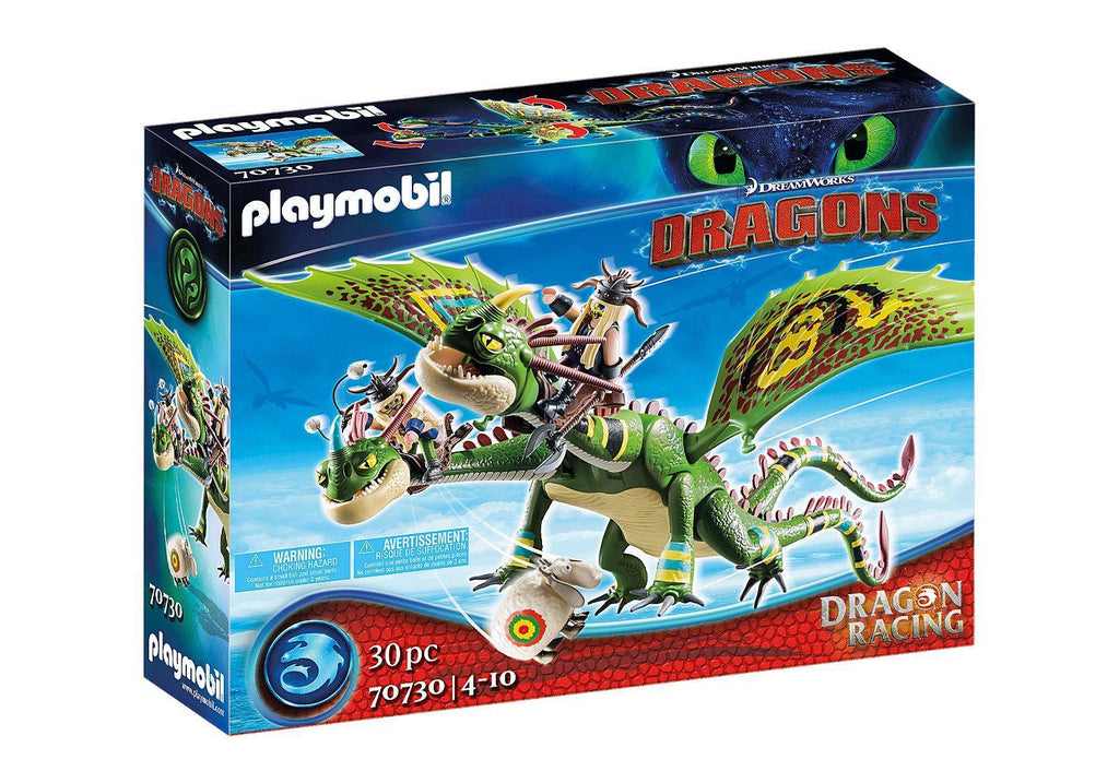 PLAYMOBIL 70730 DRAGONS Racing Ruffnut and Tuffnut with Barf and Belch - TOYBOX Toy Shop