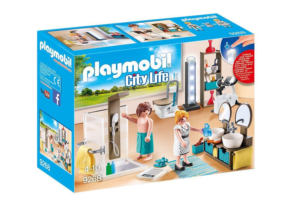 PLAYMOBIL 9268 CITY LIFE - Bathroom - TOYBOX Toy Shop