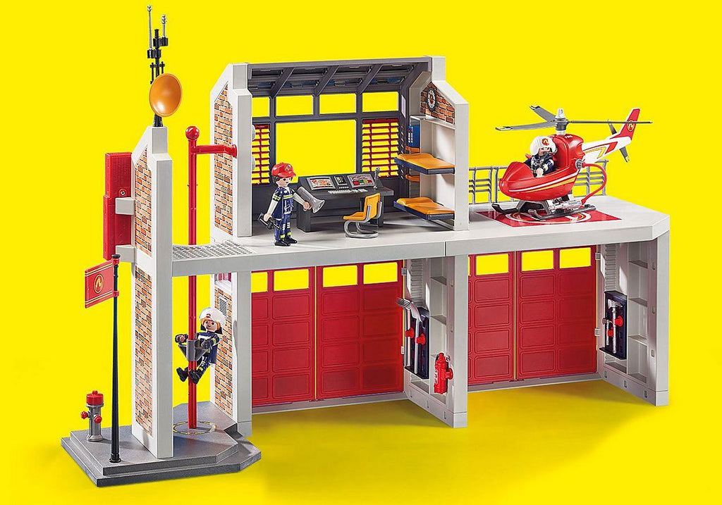 PLAYMOBIL 9462 CITY ACTION - Fire Station with Fire Alarm - TOYBOX Toy Shop