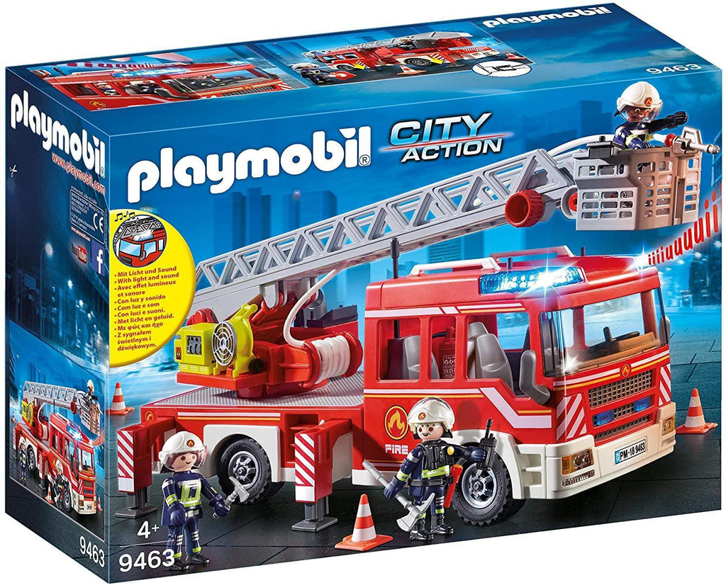 Playmobil 9463 Fire Ladder Unit Playset - TOYBOX Toy Shop