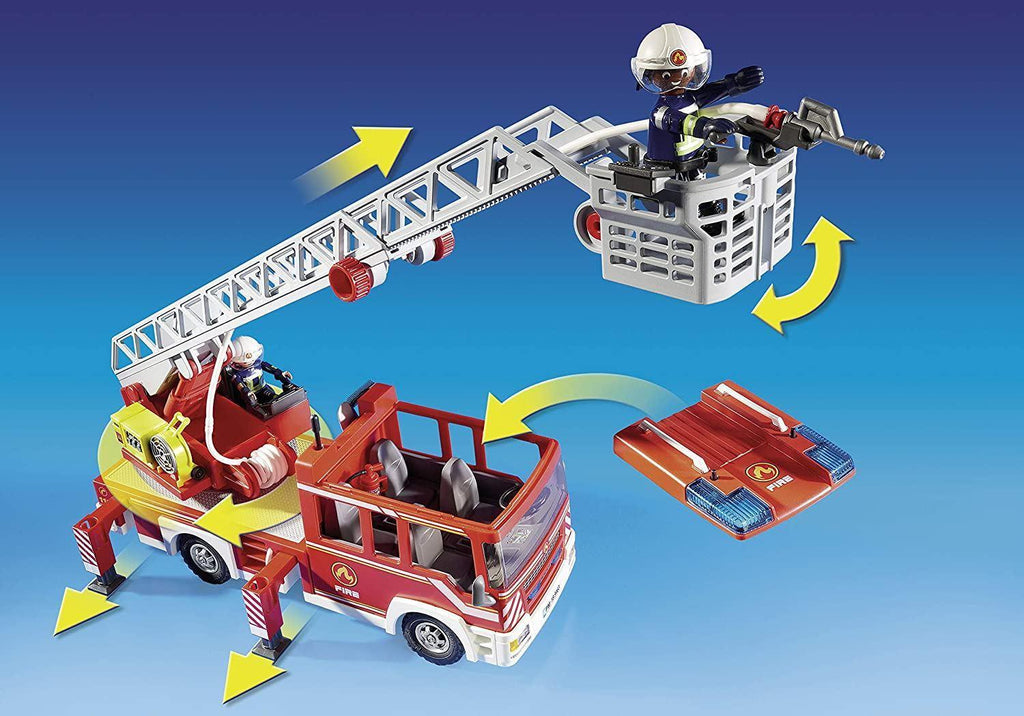 Playmobil 9463 Fire Ladder Unit Playset - TOYBOX Toy Shop