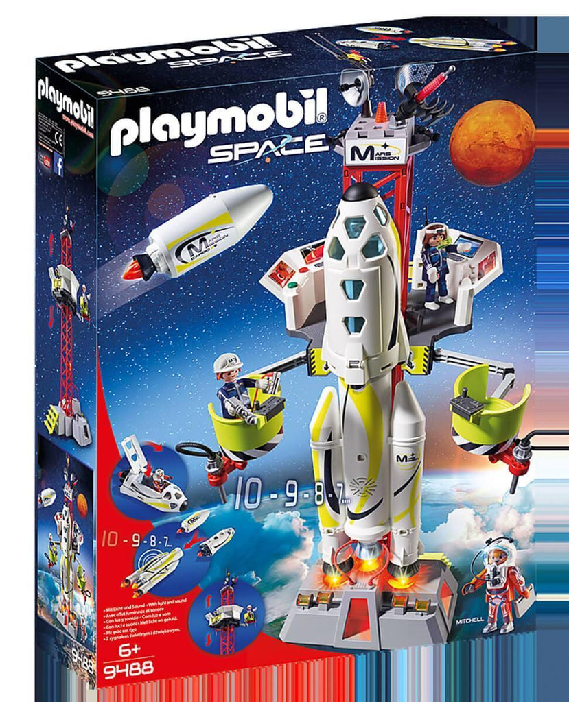 Playmobil 9488 Mission Rocket with Launch Site - TOYBOX Toy Shop