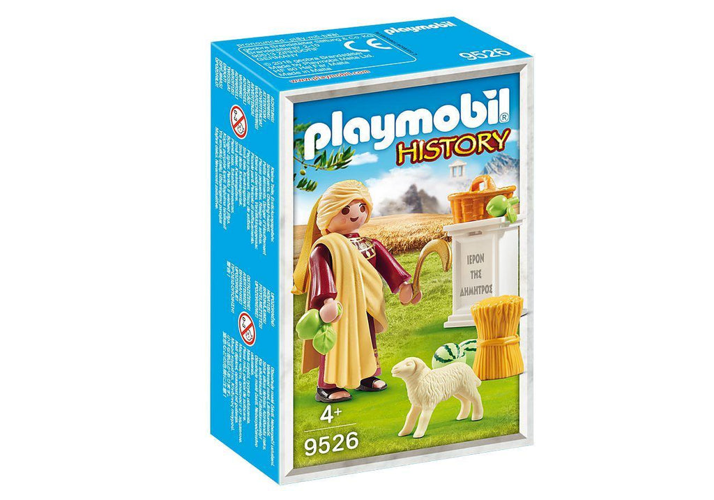 PLAYMOBIL 9526 HISTORY - Demetra Greek Goddess - TOYBOX Toy Shop