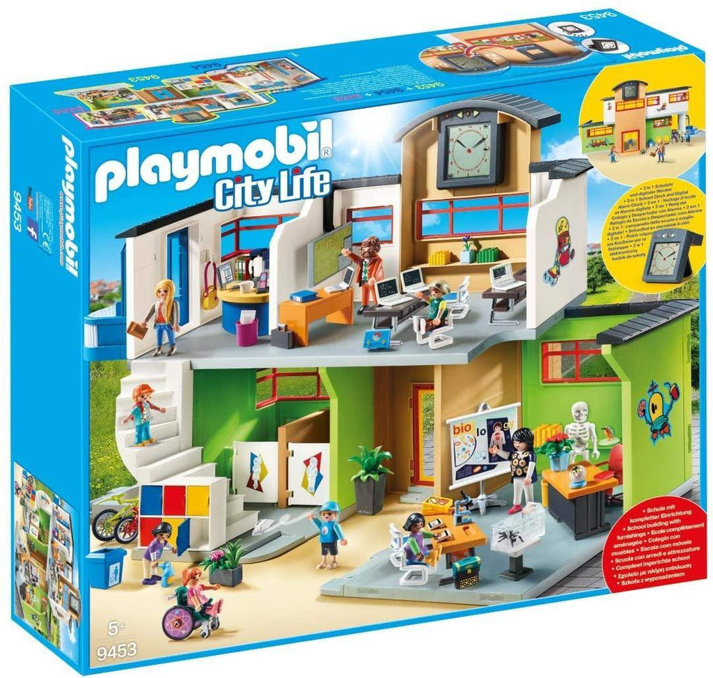 Playmobil City Life 9453 Furnished School Building Playset - TOYBOX Toy Shop