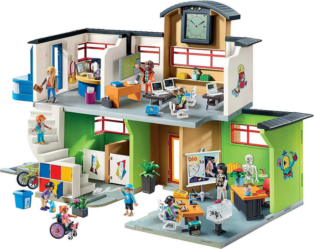 Playmobil City Life 9453 Furnished School Building Playset - TOYBOX Toy Shop