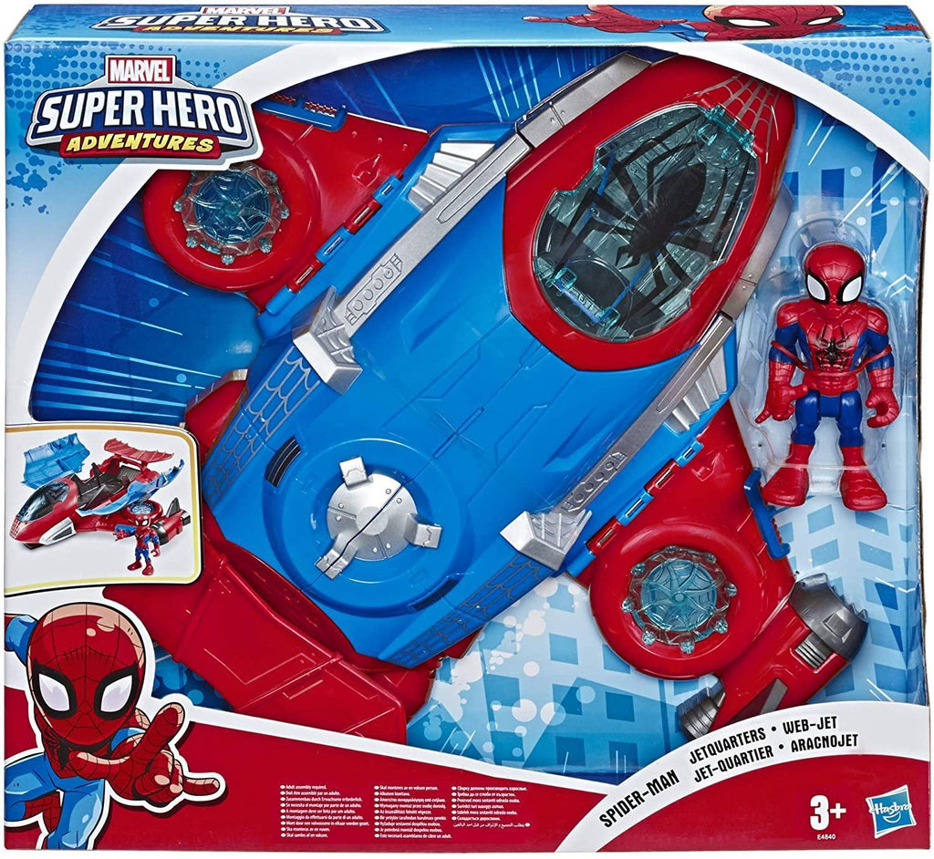 Playskool Heroes Marvel Spider-Man Jetquarters - TOYBOX Toy Shop