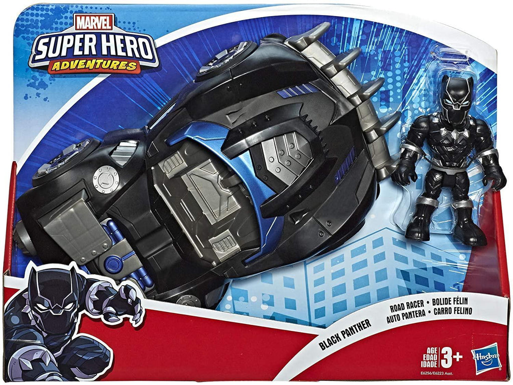 Playskool Super Hero Adventures Sha Black Panther Road Racer - TOYBOX Toy Shop