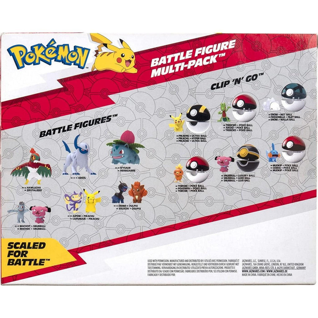 Pokémon Battle Figure Multi-Pack - 6 Battle Ready Figures - TOYBOX Toy Shop