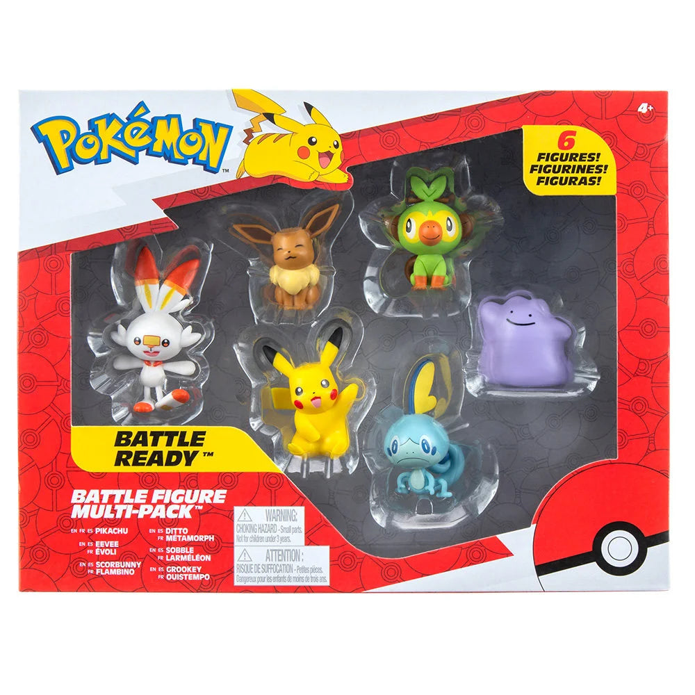 Pokémon Battle-Ready Battle Figure Multi-Pack 6 Pce - TOYBOX Toy Shop