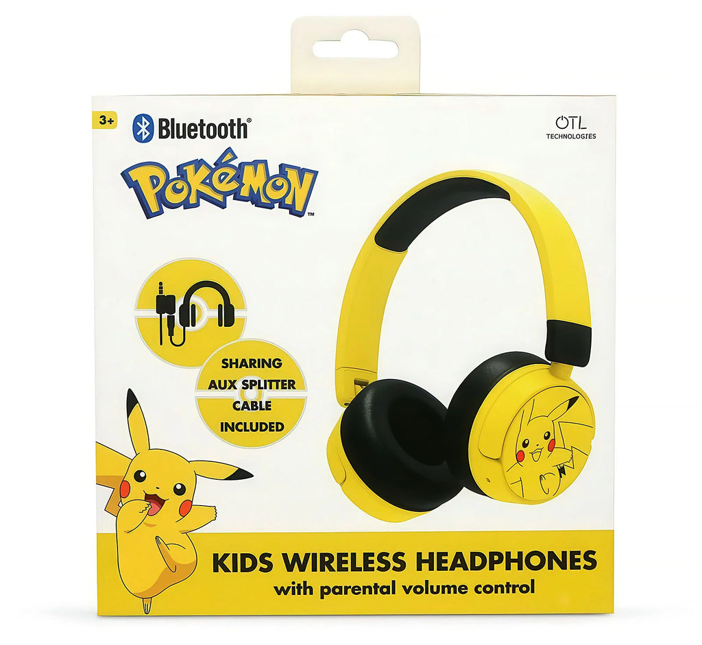 Pokemon Pikachu Kids Headphones - TOYBOX Toy Shop