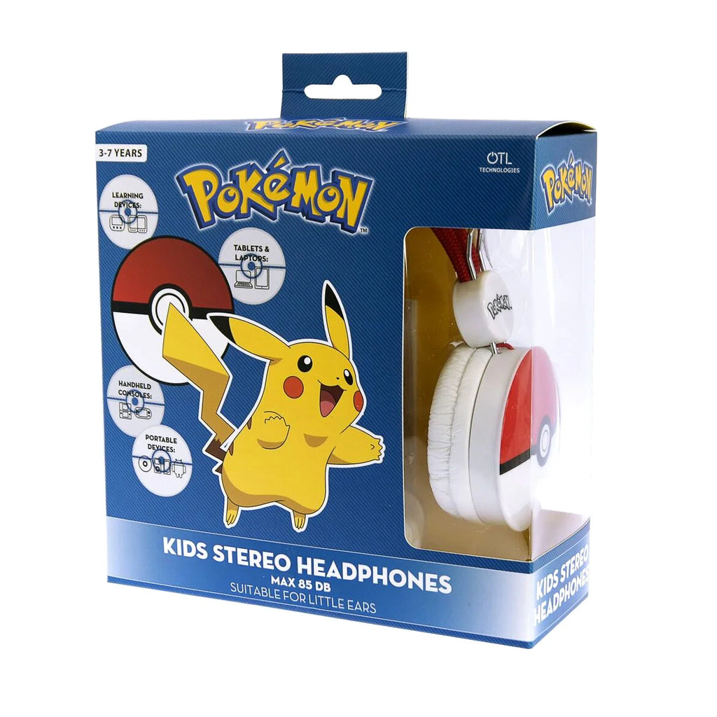 POKÉMON Pokeball Core Kids Headphones - TOYBOX Toy Shop