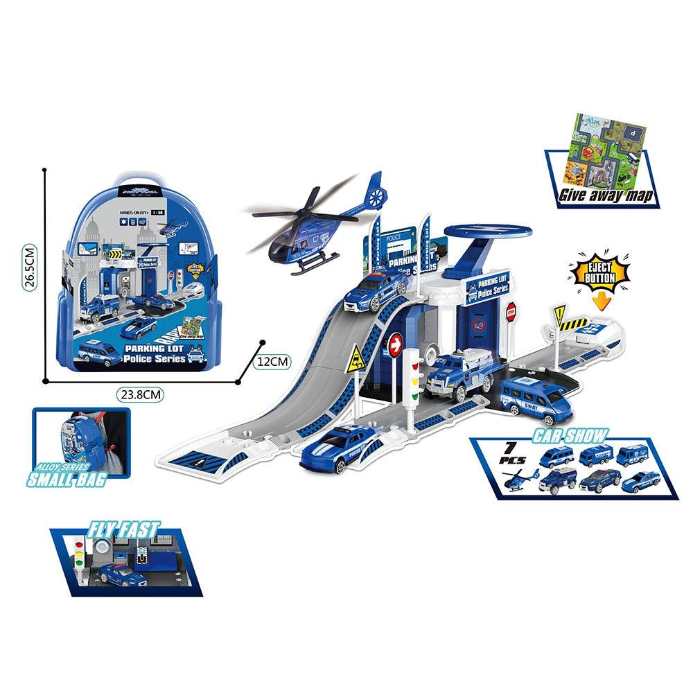 Police Car Parking Playset - TOYBOX Toy Shop