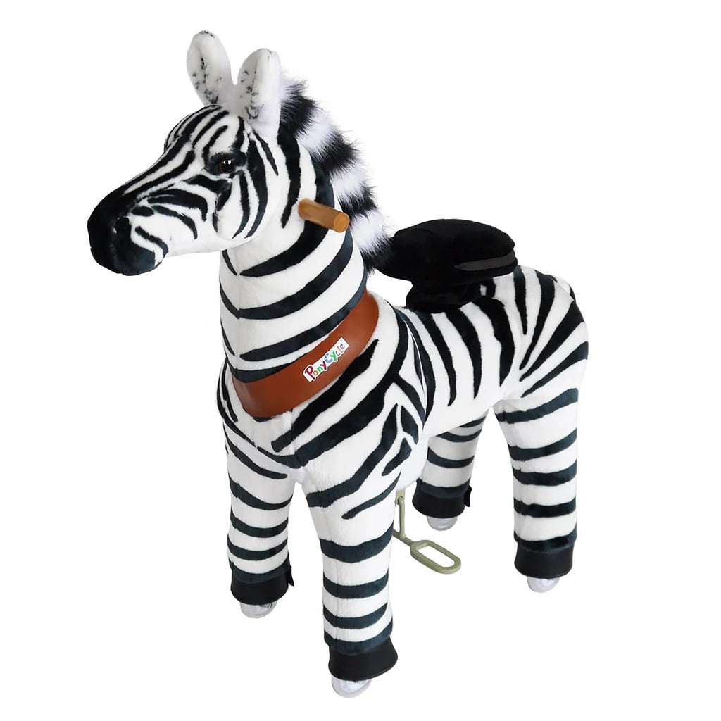PonyCycle Mechanically Walking Ride-On - Zebra - Age 3-5 Years - TOYBOX Toy Shop