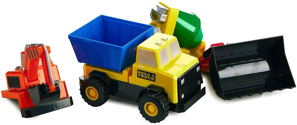 POPULAR PLAYTHINGS Magnetic Build-A-Truck Construction Magnetic Toy Play Set - TOYBOX Toy Shop